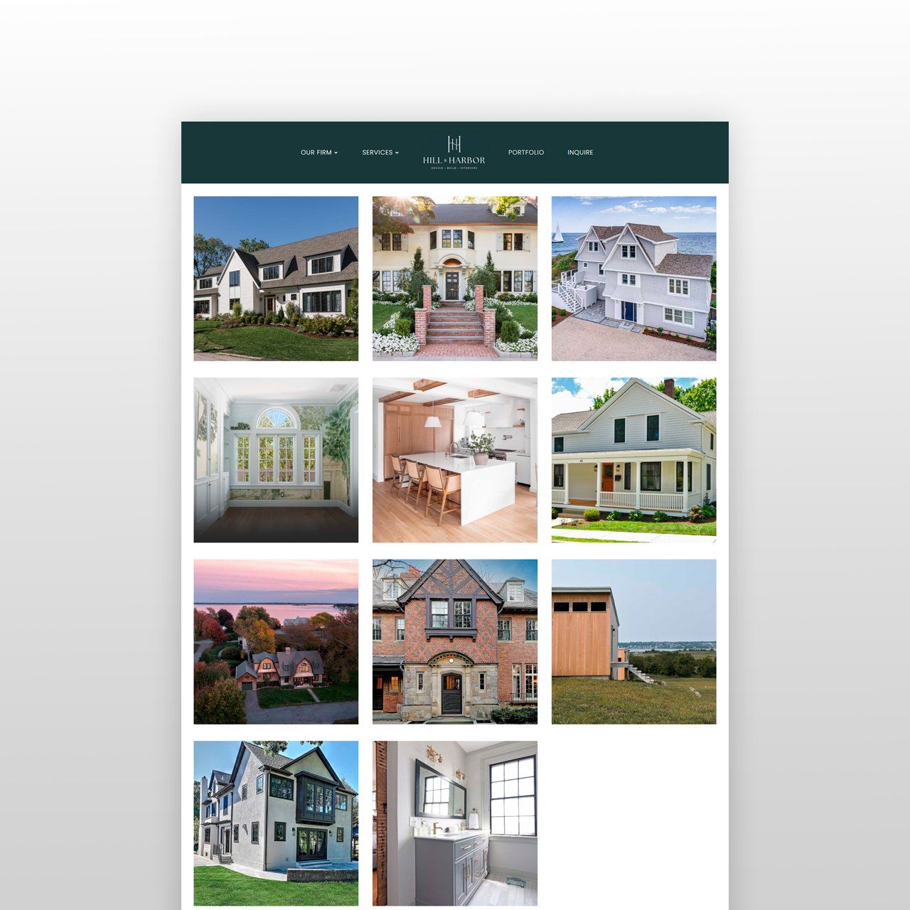 Hill & Harbor Website Redesign