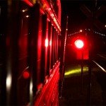 A Photo taken while on board the Newport Dinner Train