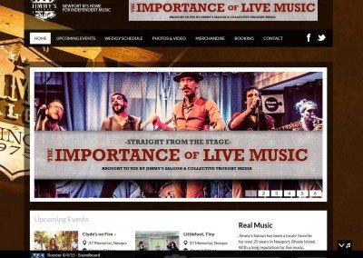 Jimmy’s Saloon | WordPress Website