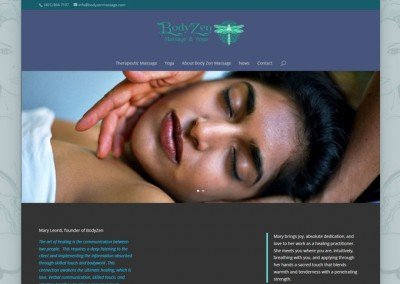 BodyZen Massage Website Design