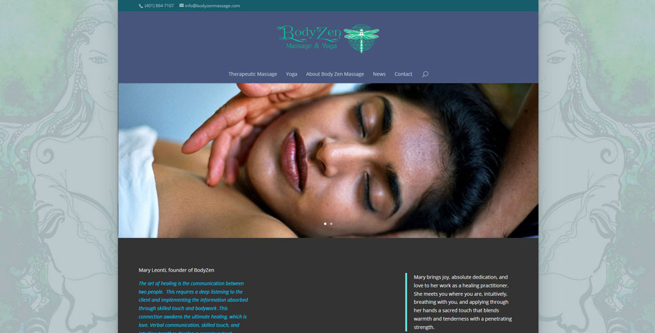 BodyZen Massage Website Design